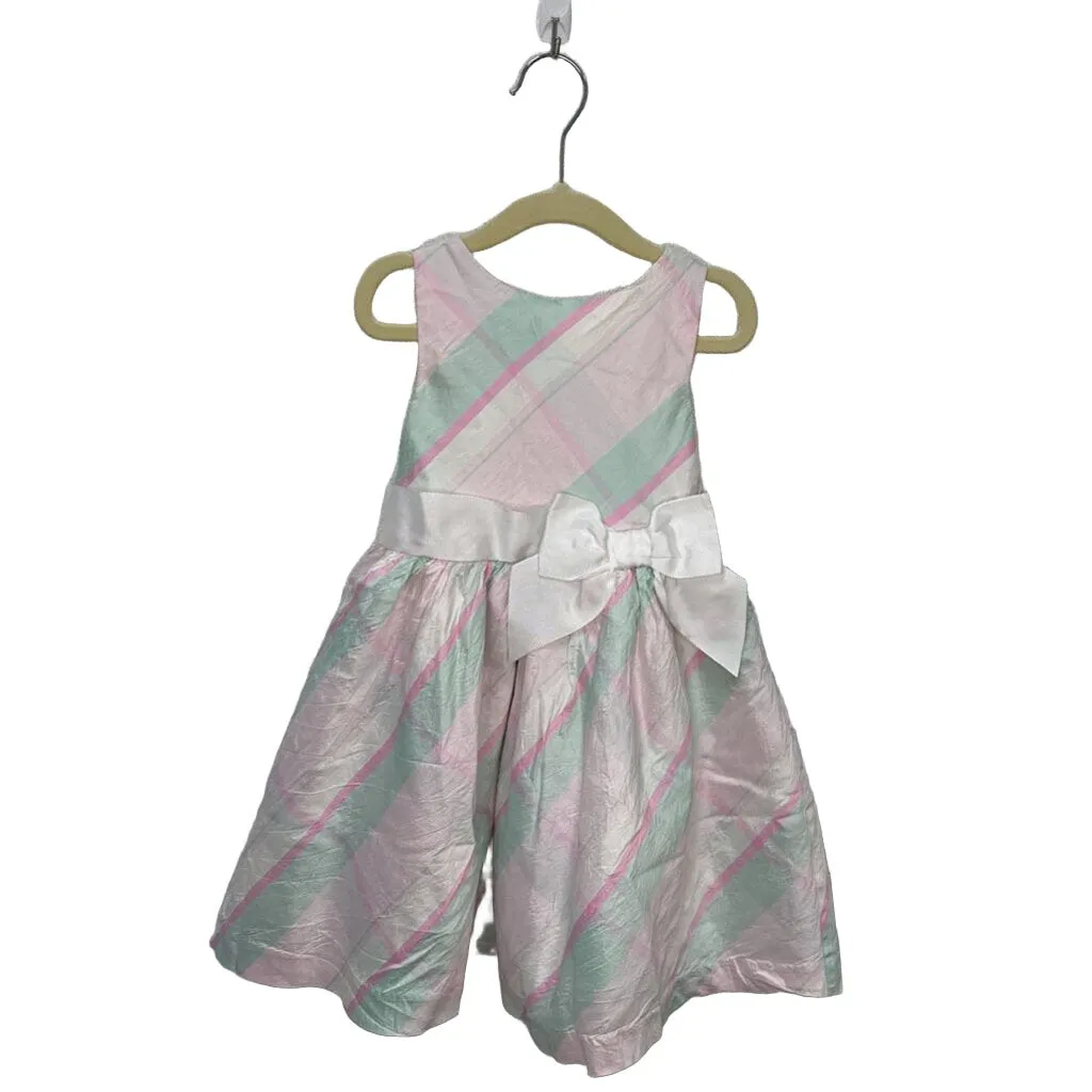 Satin Spring Dress w/ Bow