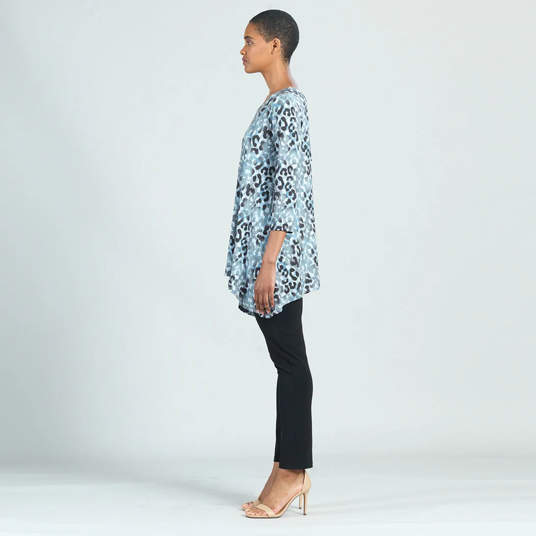 Soft Pleat Knit - Back Tie Tunic - Leopard - Final Sale!