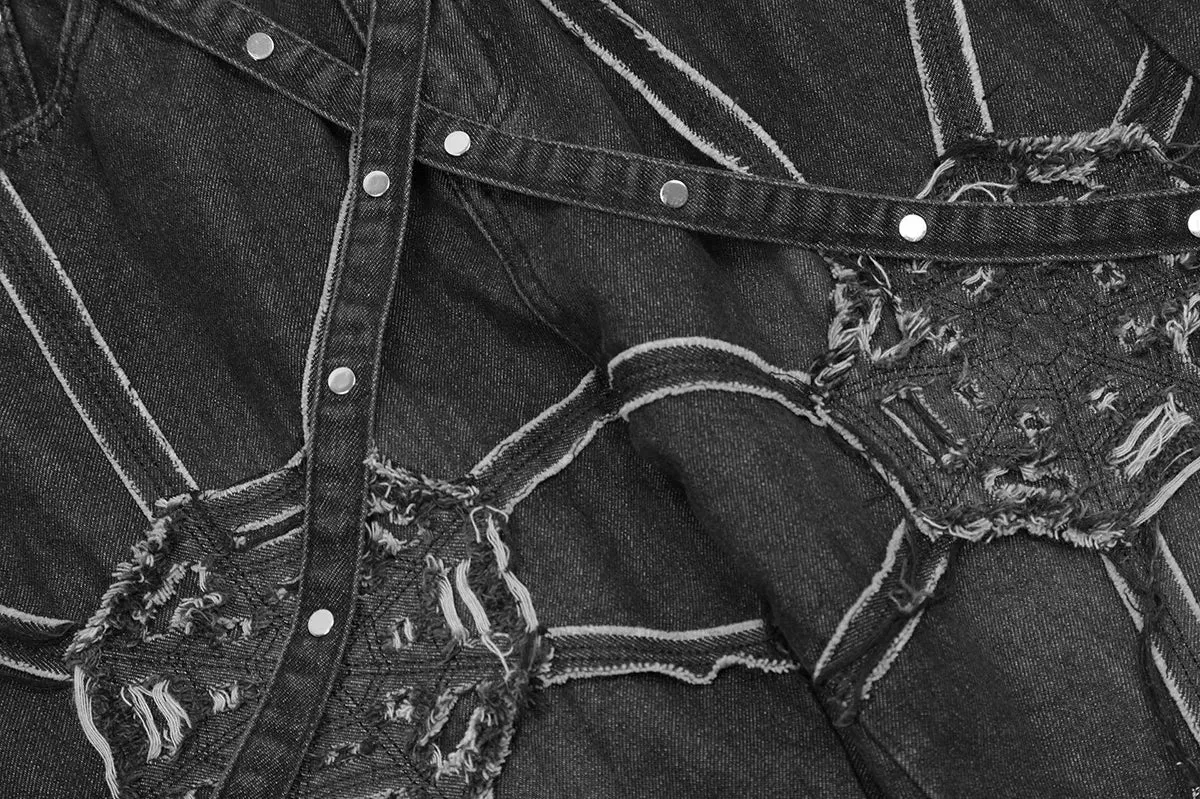 Spider Web Cargo Jeans