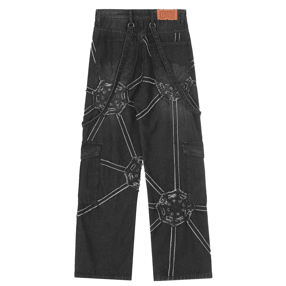 Spider Web Cargo Jeans