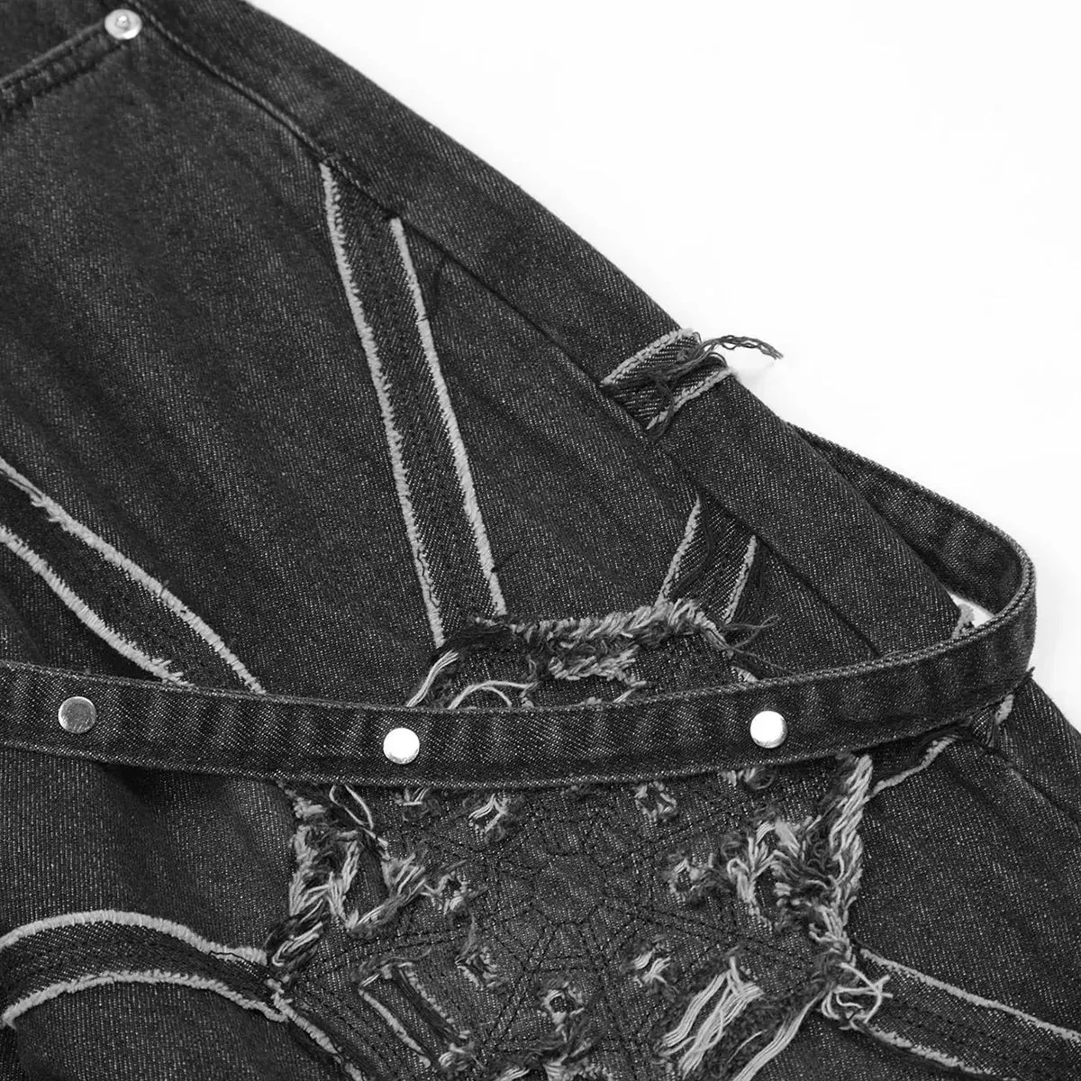 Spider Web Cargo Jeans