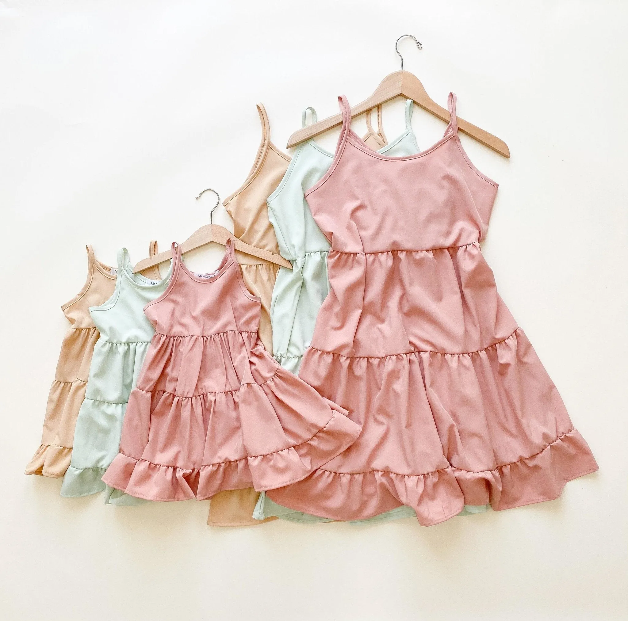 Spring Pastels Matching Dresses