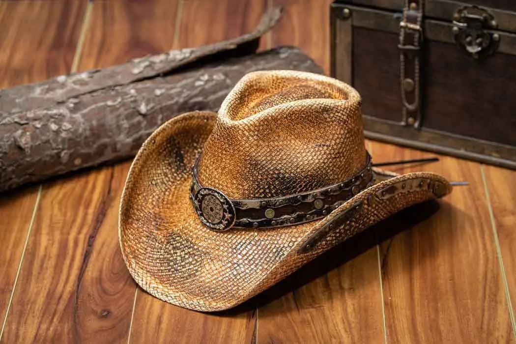 Stampede Hats - "Bullets" Genuine Panama Straw Cowboy Hat