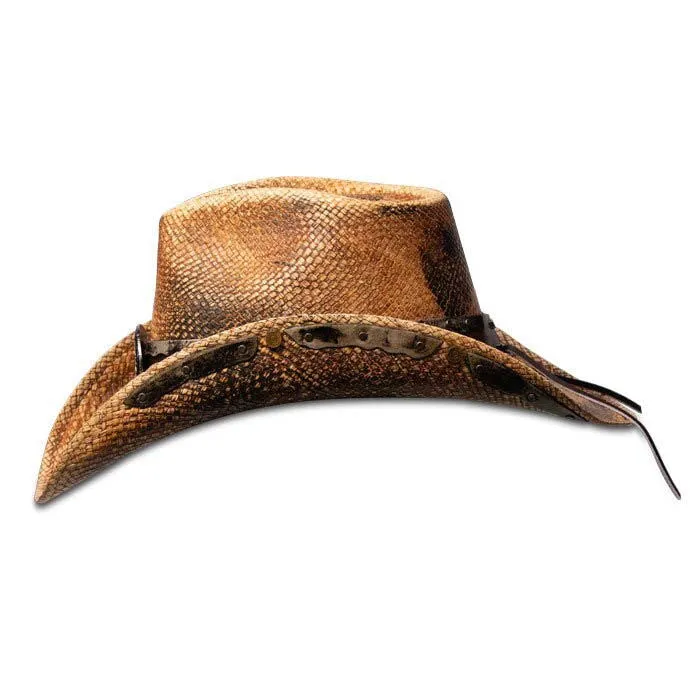 Stampede Hats - "Bullets" Genuine Panama Straw Cowboy Hat