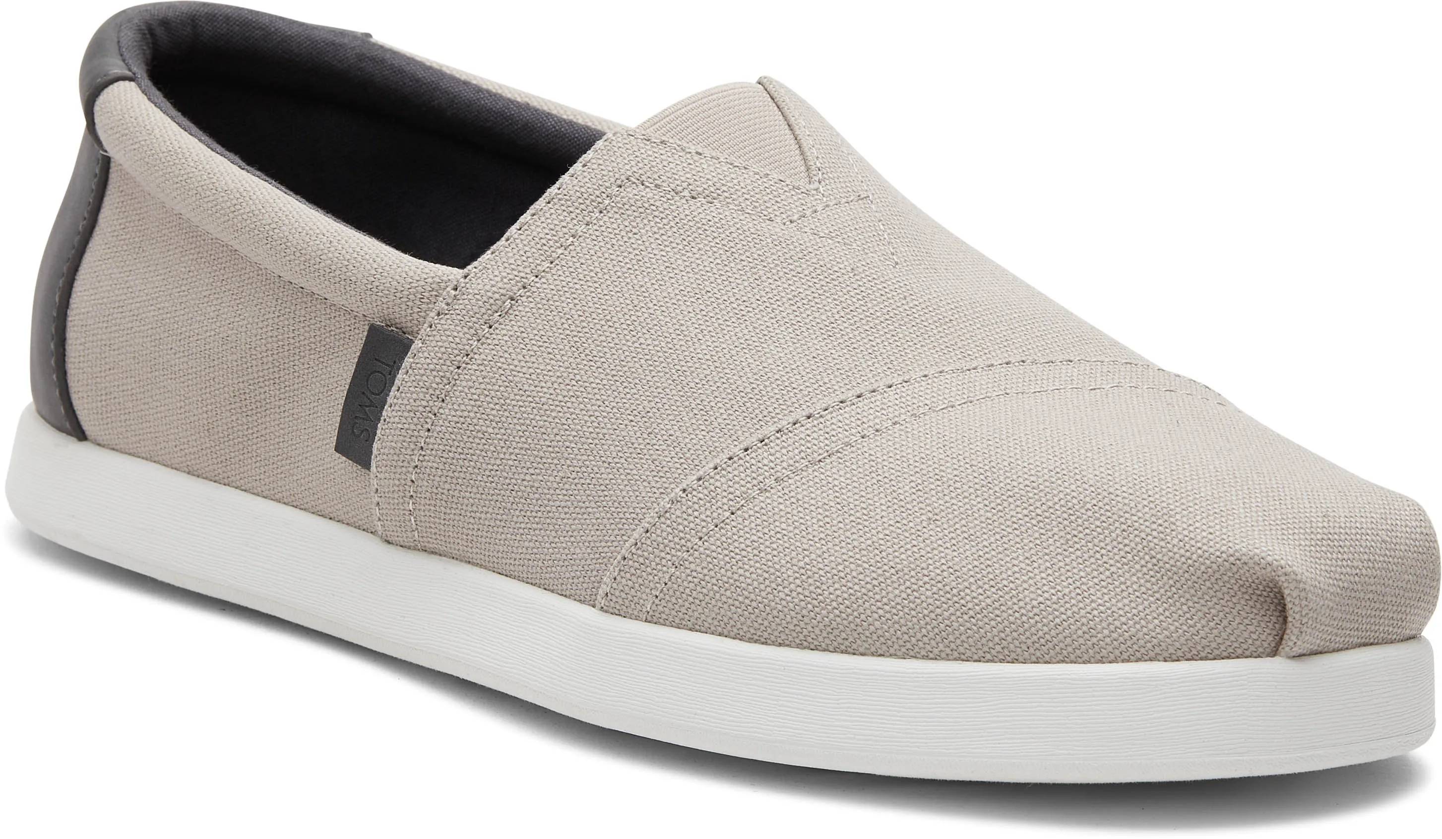 Toms Men Alp Fwd Grey Canvas Synthetic Trim