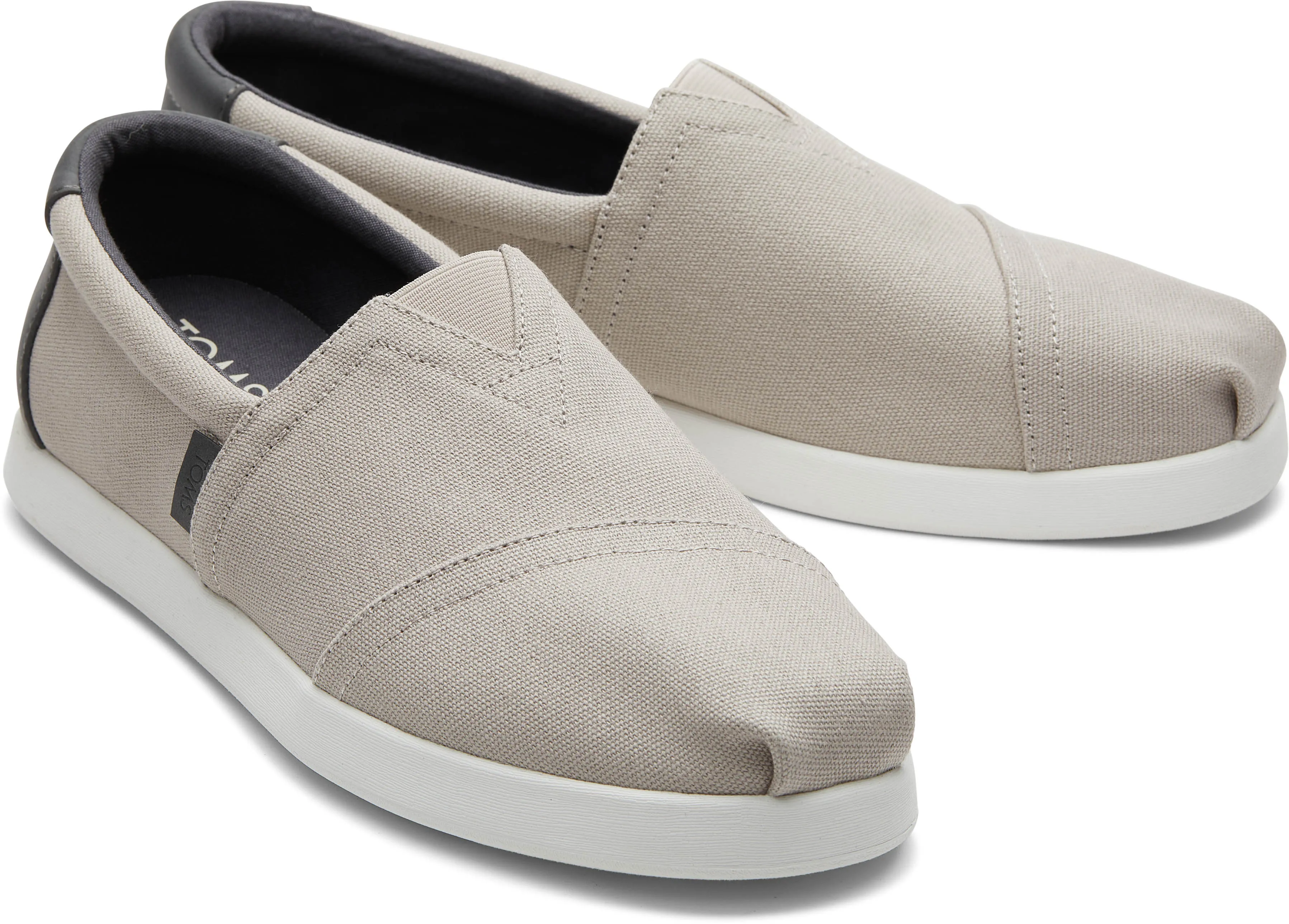 Toms Men Alp Fwd Grey Canvas Synthetic Trim