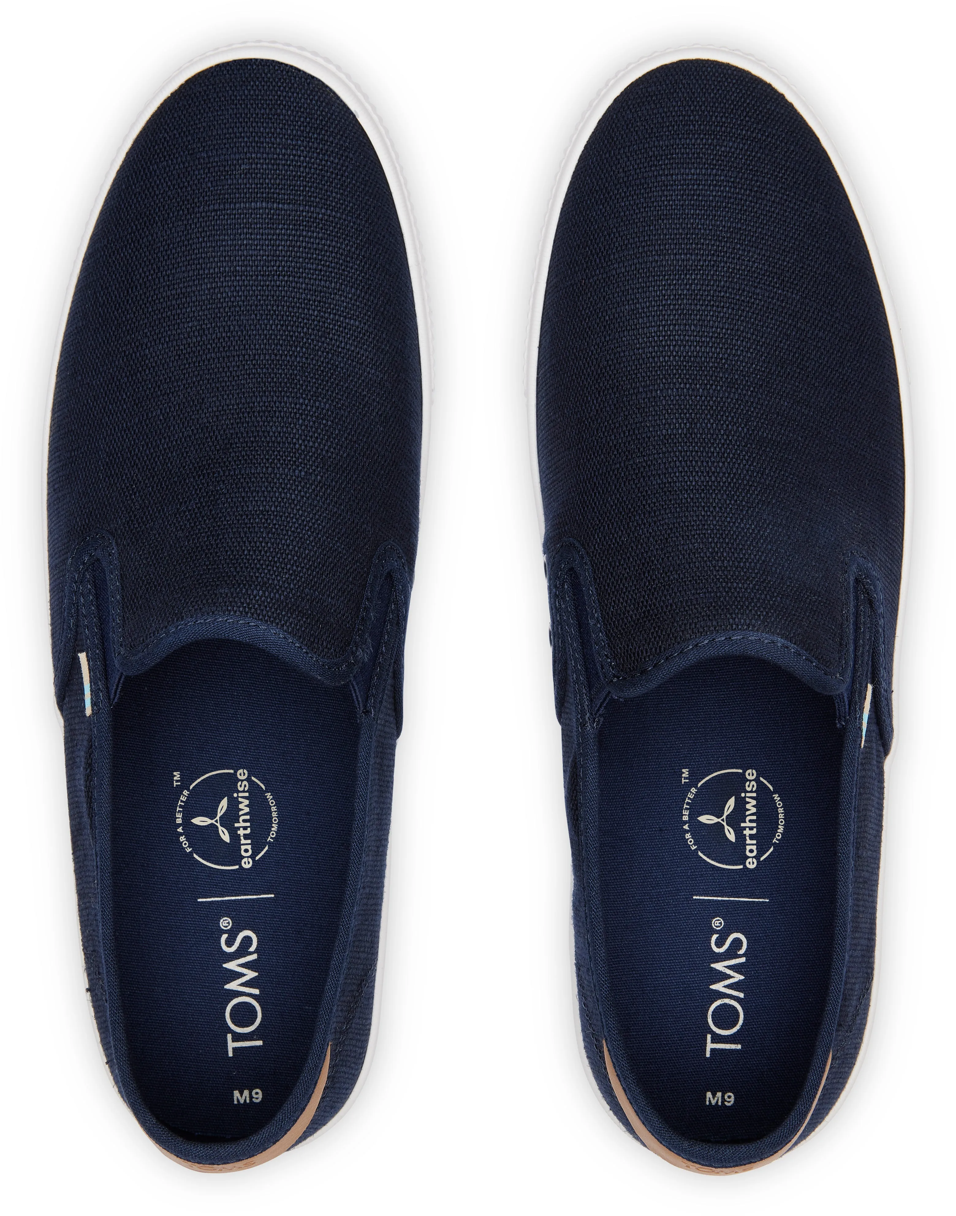 Toms Men Baja Navy Heritage Canvas