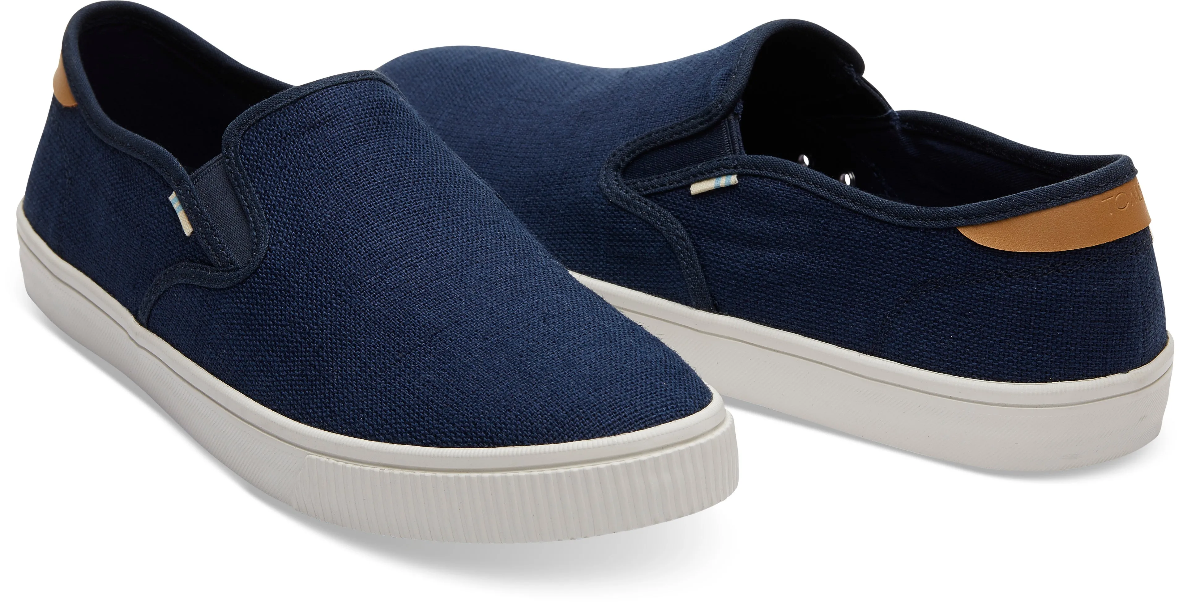 Toms Men Baja Navy Heritage Canvas