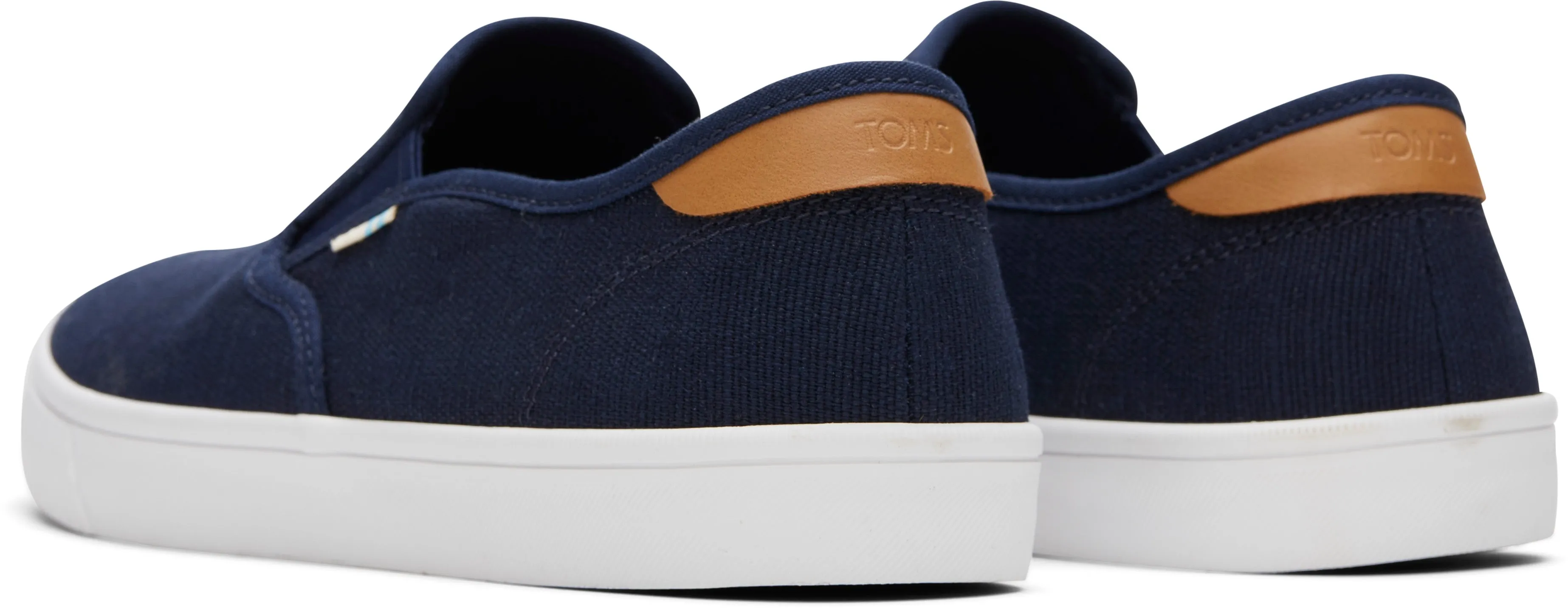 Toms Men Baja Navy Heritage Canvas