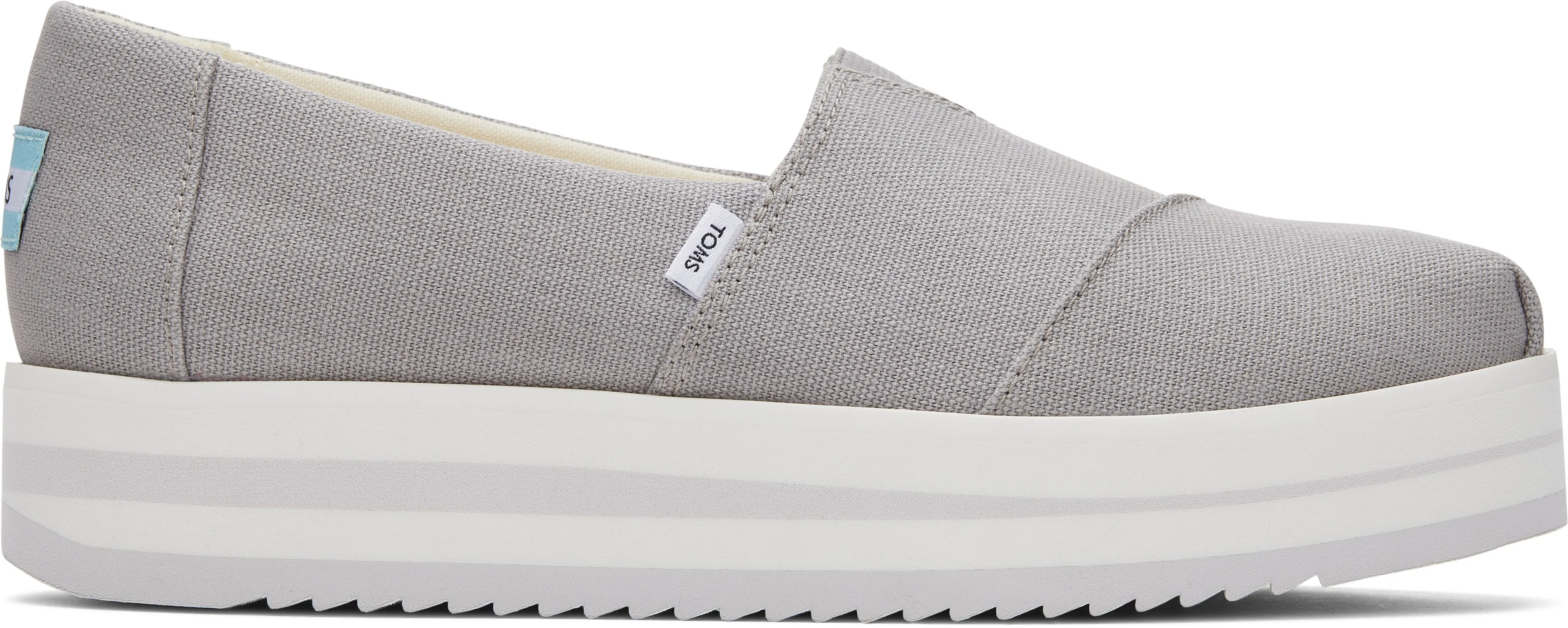 Toms Women Alp Grey Midform Espadrille