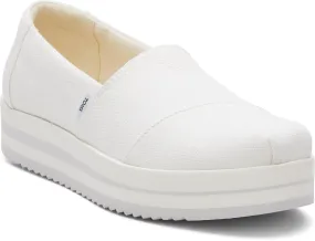 Toms Women Alp Midform White Canvas