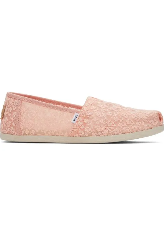 Toms Women Alpargata Orange Peach Blush Posy