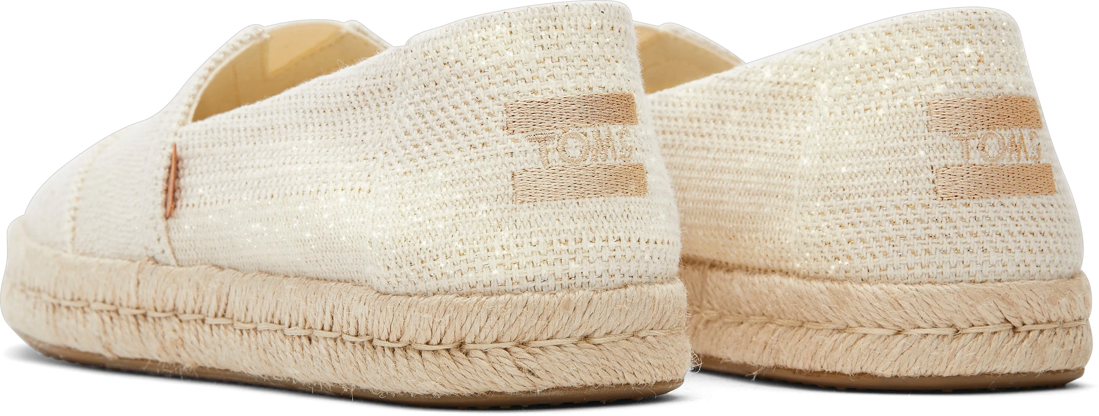 Toms Women Alpargata Rope 2.0 Natural Undyed Metallic Linen Stripe