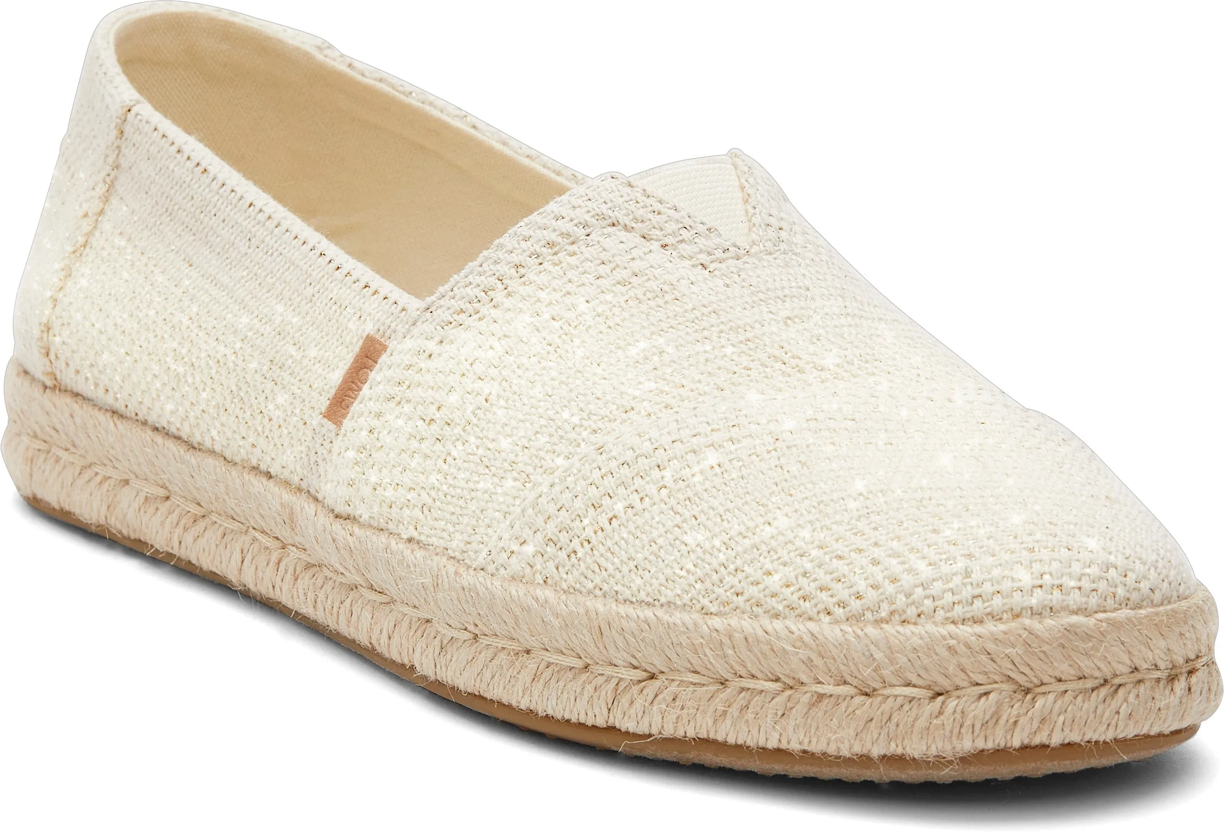 Toms Women Alpargata Rope 2.0 Natural Undyed Metallic Linen Stripe