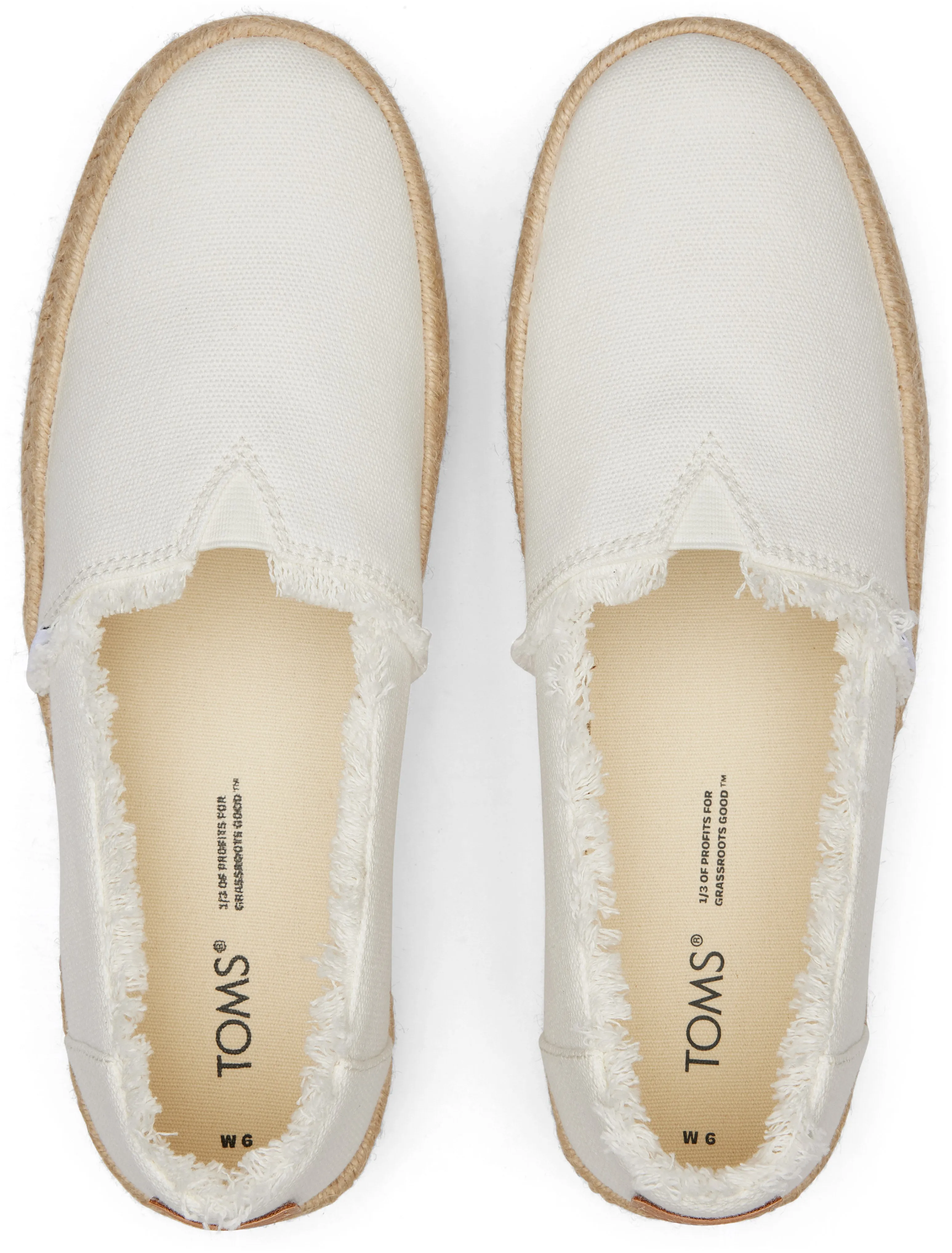 Toms Women Valencia White Canvas