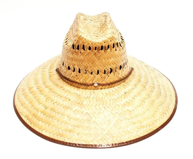 Vented Foldable Wide Brim Sombrero Straw Hats