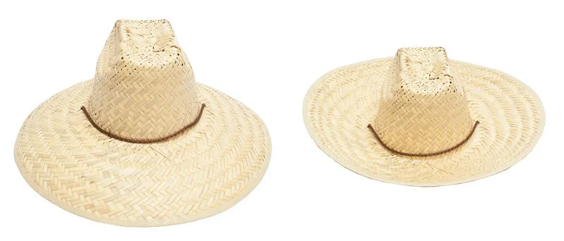 Wide Brim Mexican Style Straw Hats