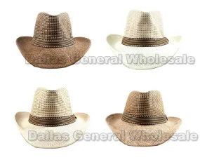 Wide Brim Straw Dress Hats Wholesale