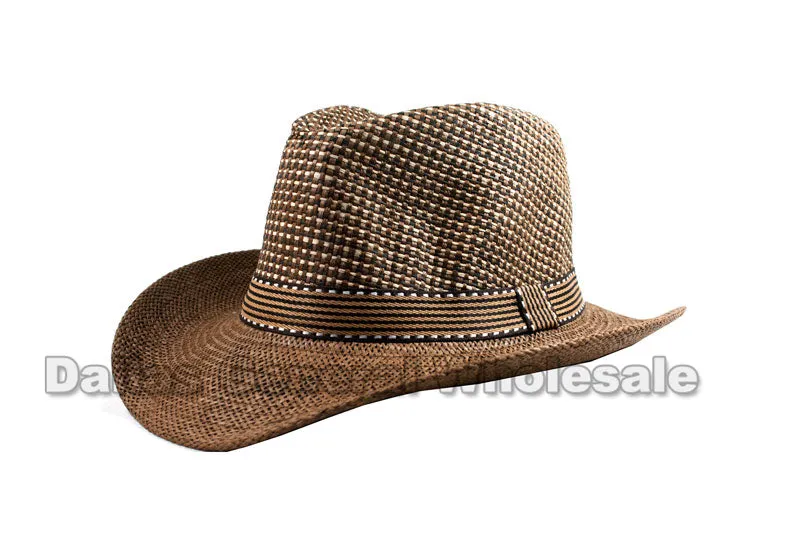 Wide Brim Straw Dress Hats Wholesale