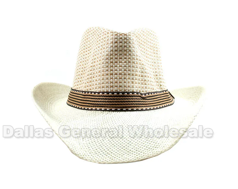 Wide Brim Straw Dress Hats Wholesale