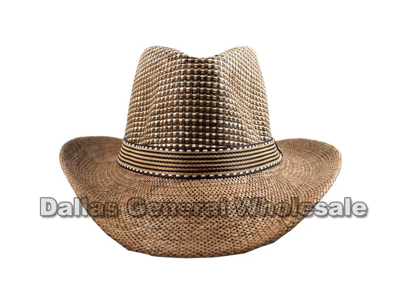 Wide Brim Straw Dress Hats Wholesale